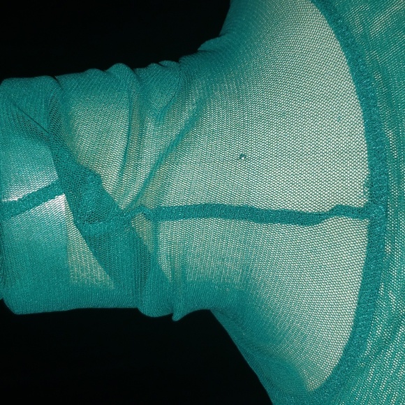 Marc jacobs green semi sheer fitted turtleneck - Picture 9 of 13